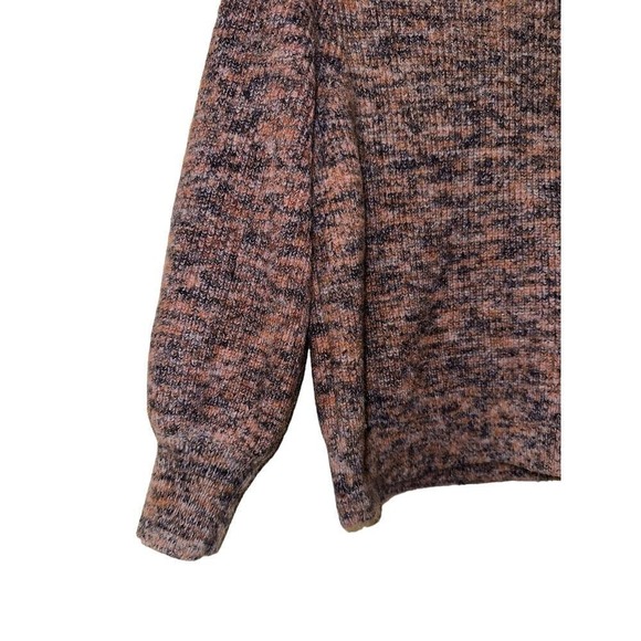 Madewell Crew Neck 3/4 Sleeve Sweater with Puff Shoulders - Picture 3 of 5